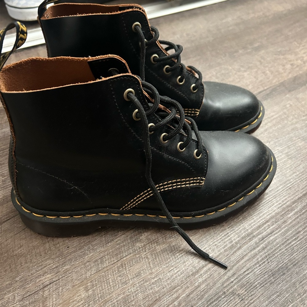 Dr. Martens Black Lace Up Boots